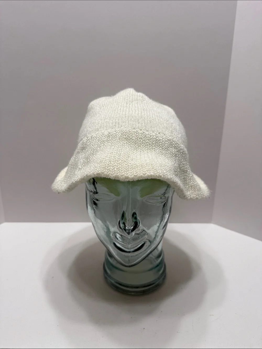 Kids Cream Knit Bucket Hat - Soft Children's Knitwear